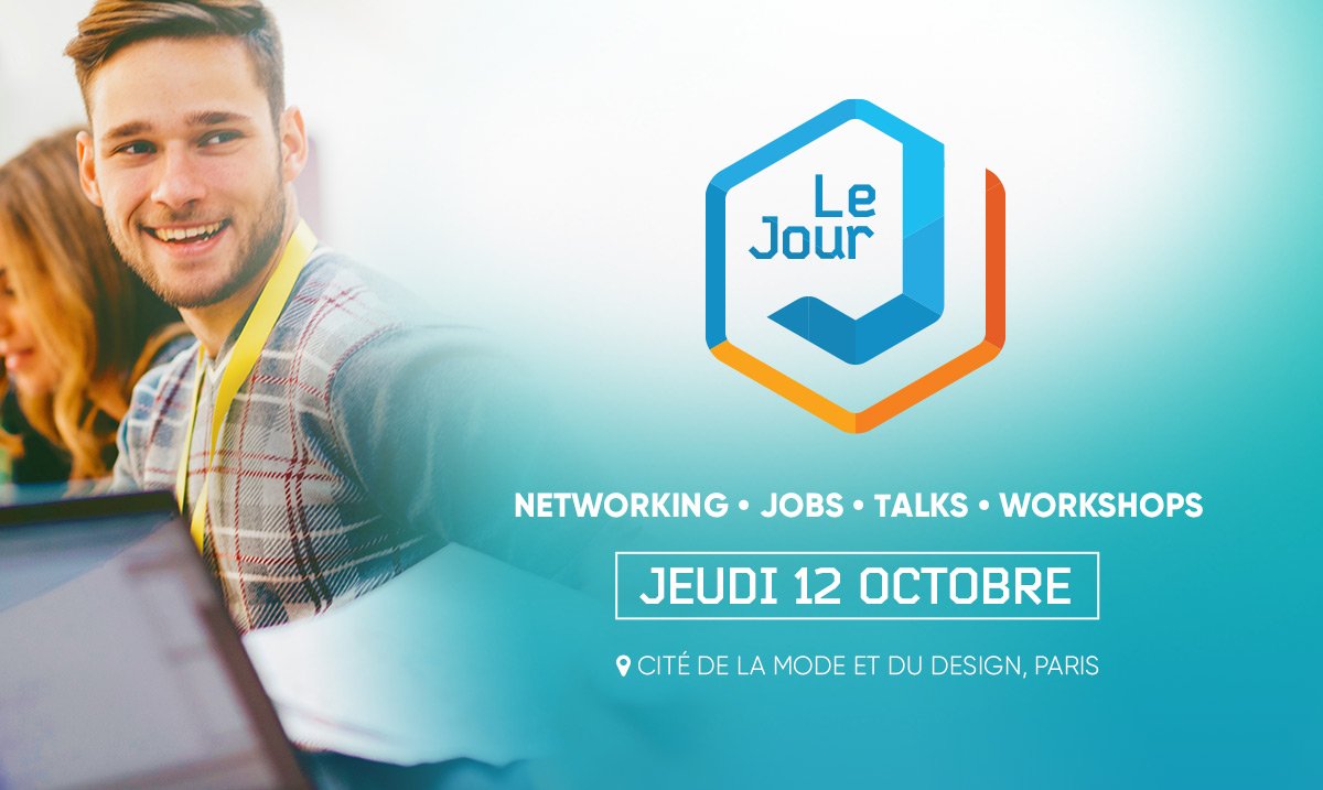 LesJeudis's tweet image. 📢 Au programme des #Workshops aujourd&apos;hui : @_SkillValue, @42born2code, @swapcard, @TKorpVR, @coding_days et #TheHackingProject

➡ lejourj.fr/#partenaires #LeJourJ