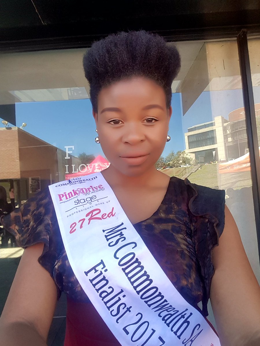 khutso_rochell's tweet photo. 7 DAYS to the #MrsCommonwealthSA grand finale and counting. #BreastCancerAwarenessMonth #27RedStageline #StagelineSpain #MRSCWSA2017 https://t.co/9HbSujb4KR