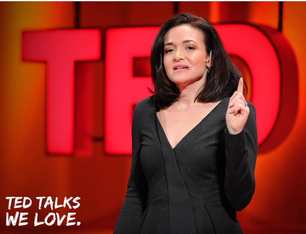 On this week's <a href="/TEDTalks/">TED Talks</a> we ❤️ <a href="/sherylsandberg/">Sheryl Sandberg</a> discusses "Why we have too few women leaders." bit.ly/1kxNGEd #ownit #leadit #liveit