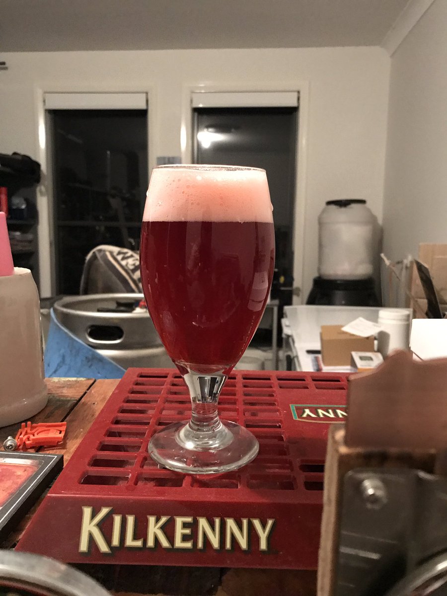 _craftybrewer's tweet photo. Colour, carbonation and flavour are just about spot on!!!! #testbatches #pilotbrewery #sourbeer #fruitbeers #craftbeer #spbc #cbbc #sbp #cheers #fridaynightbeersonathursday #lookingforwardtotheweekend https://t.co/tUFMEcxRNE