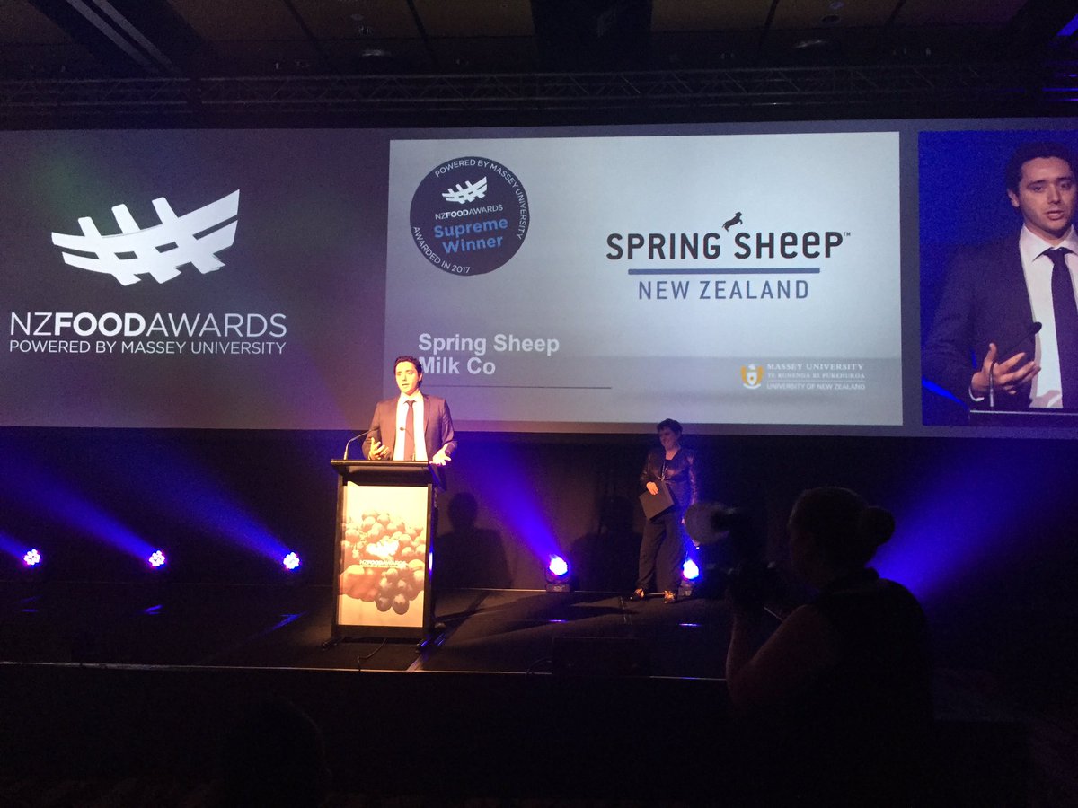 craig prichard (@craigprichard) on Twitter photo Fantastic news for #sheepmilknz <a href="/SpringSheepMilk/">Spring Sheep Milk Co</a> <a href="/MasseyUni/">Massey University</a> <a href="/NZFoodAwards/">New Zealand Food Awards</a> Supreme Winners!!! Fantastic news for #sheepmilknz <a href="/SpringSheepMilk/">Spring Sheep Milk Co</a> <a href="/MasseyUni/">Massey University</a> <a href="/NZFoodAwards/">New Zealand Food Awards</a> Supreme Winners!!!