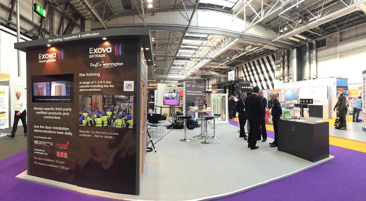 Warringtonfire (@warringtonfire) on Twitter photo Day 3 <a href="/UK_CW/">UK Construction Week</a> getting ready for @exova last 2 demos. Fire Door Install @ 12pm & Fire Stopping Install @ 2pm. Hall 11 <a href="/BuildShow/">Africa Build Show</a> Stand B530. Day 3 <a href="/UK_CW/">UK Construction Week</a> getting ready for @exova last 2 demos. Fire Door Install @ 12pm & Fire Stopping Install @ 2pm. Hall 11 <a href="/BuildShow/">Africa Build Show</a> Stand B530.
