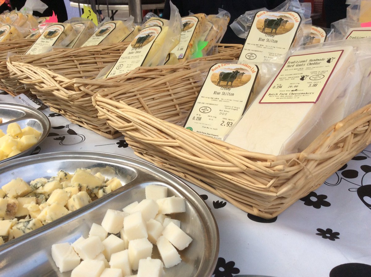 Try some traditional Somerset cheddar from <a href="/Gouldscheddar/">Gould's Cheddar</a> today at the market #foodieThursday