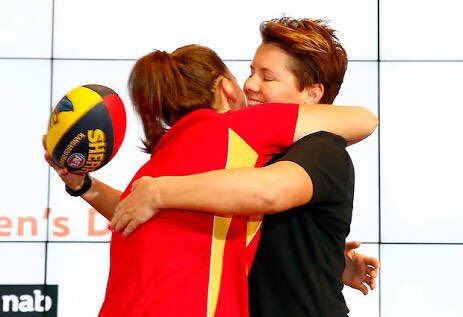 Adelaide_FC's tweet photo. One year ago to the day... ❤️

Can't wait to welcome our next crop of @aflwomens Crows at Wednesday's AFLW Draft! 🤗 #weflyasone https://t.co/9TnCVVexq6