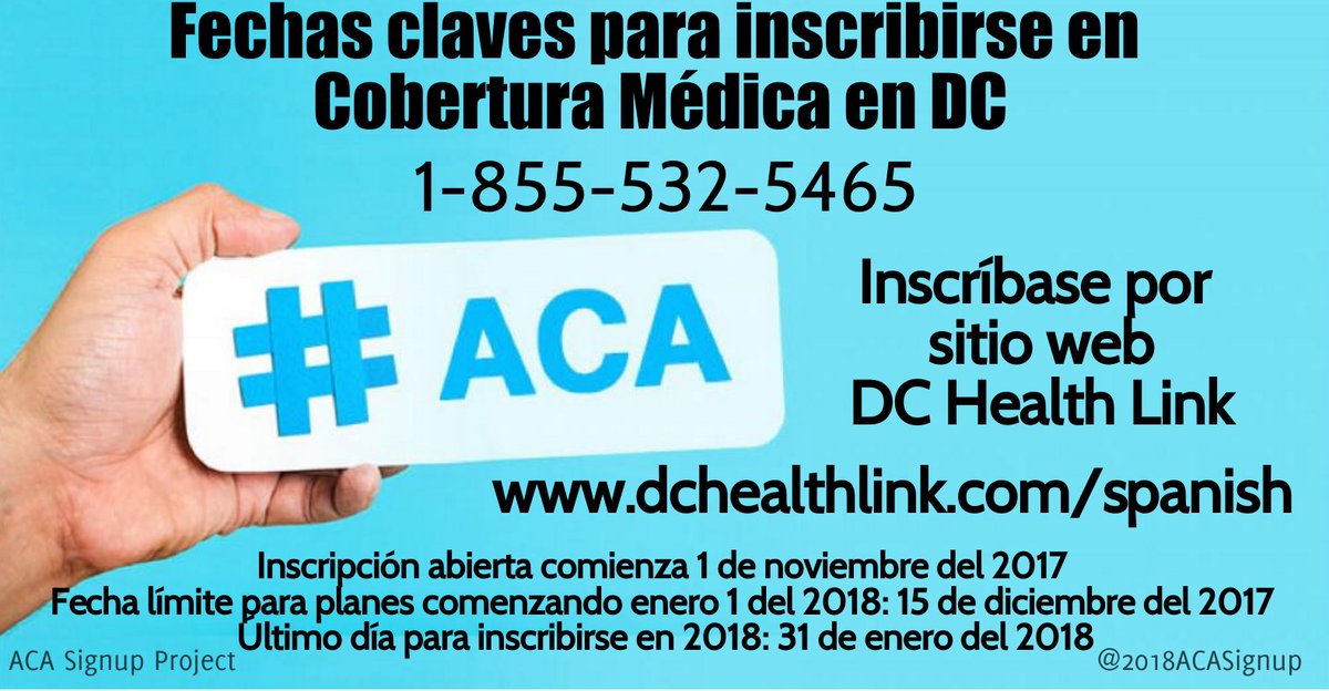planetscape's tweet photo. #DistrictOfColumbia: Comienza el 1/11/17 Termina el 31/1/18 https://t.co/WG6uOzog94  #ACASignups #ACA #OE5 #GetCovered #OpenEnrollment #DC