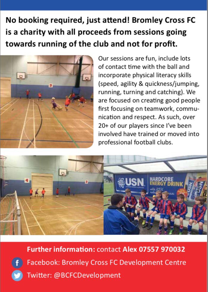 BCFCDevelopment's tweet photo. BROMLEY CROSS FC DEVELOPMENT CENTRE

The original development centre, focused around developing great people &amp; great players! 

Please RT ⚽️ https://t.co/SW2kYa1q4i