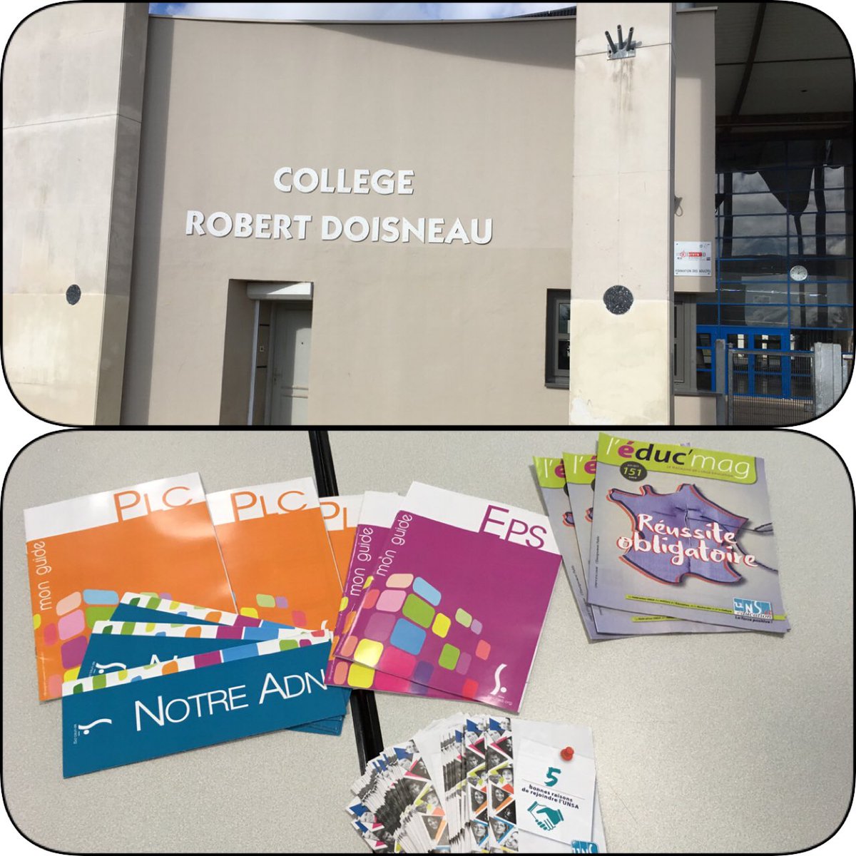 riconovic's tweet photo. Le #GIIDF en visite dans le 95 aujourd'hui à #Gonesse
De la #ForcePositive à l'état pur par l'#UnsaEduc https://t.co/rgYwKhJvVF