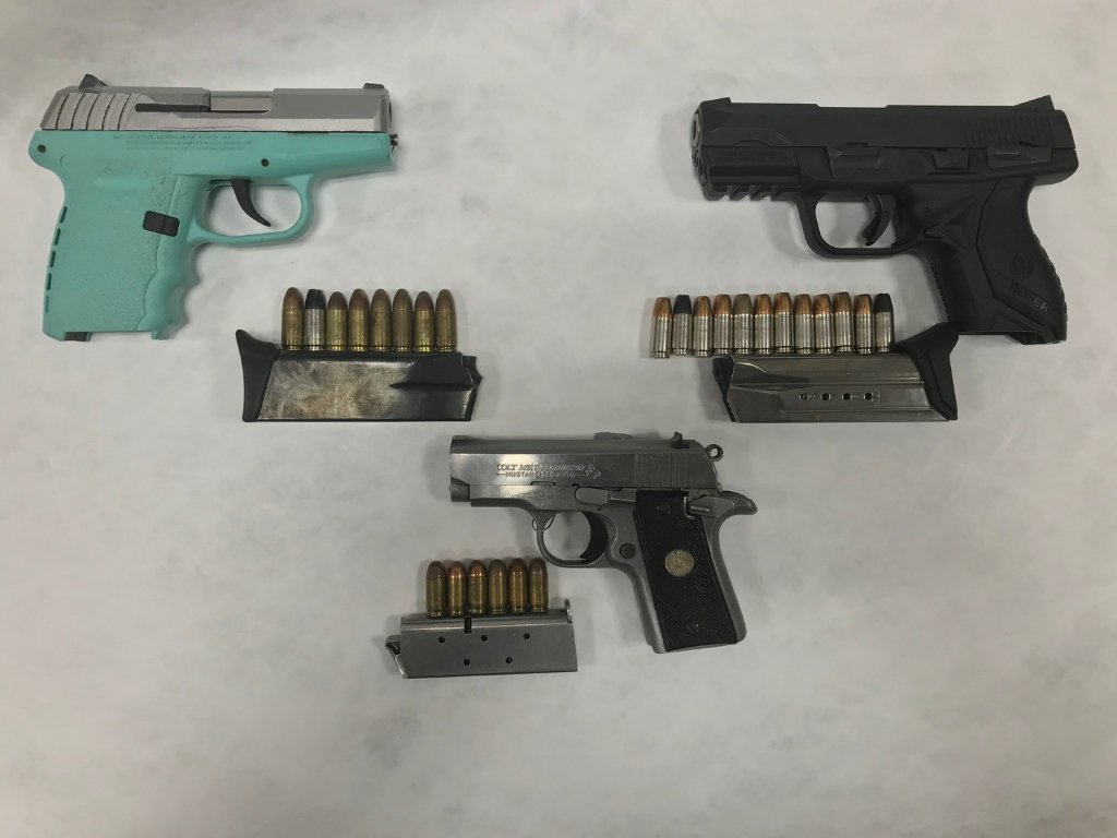 NYPD67Pct's tweet photo. @NYPD67pct #AntiCrime team keeps #EastFlatbush safe Search warrant leads to seizure of 3 illegal firearms #3LessGuns https://t.co/8QgWo4I9fa