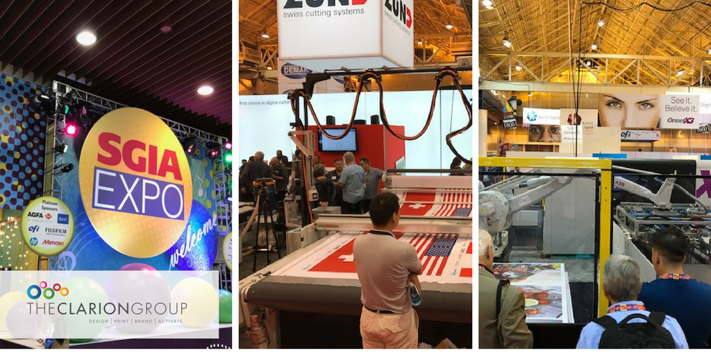 ClarionGroupSA's tweet photo. The Clarion team is currently at the SGIA expo in New Orleans.  Great to see new print technology, trends and innovation #sgia https://t.co/p5ltDvxXRp