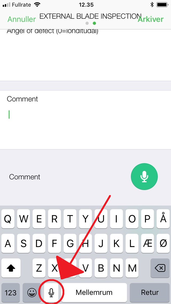 MiracleQinspect's tweet photo. Did you know you can make speech to text in our Iphone App? Just tap the Microphone at the bottom of the keyboard. https://t.co/2AzVjwJf2f
