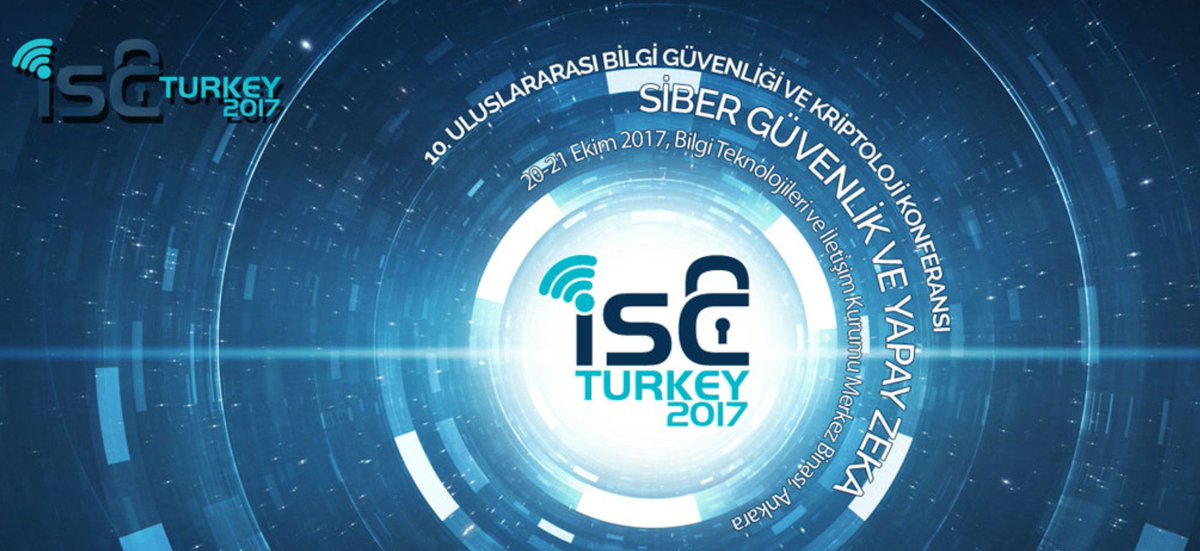 bidisec's tweet photo. 10. Uluslararası Bilgi Güvenliği ve Kriptoloji Konferansı 20-21 Ekim 2017 tarihlerinde Ankara'da yapılacak. https://t.co/aOtaTnD9gl https://t.co/OFISOsz1Ab