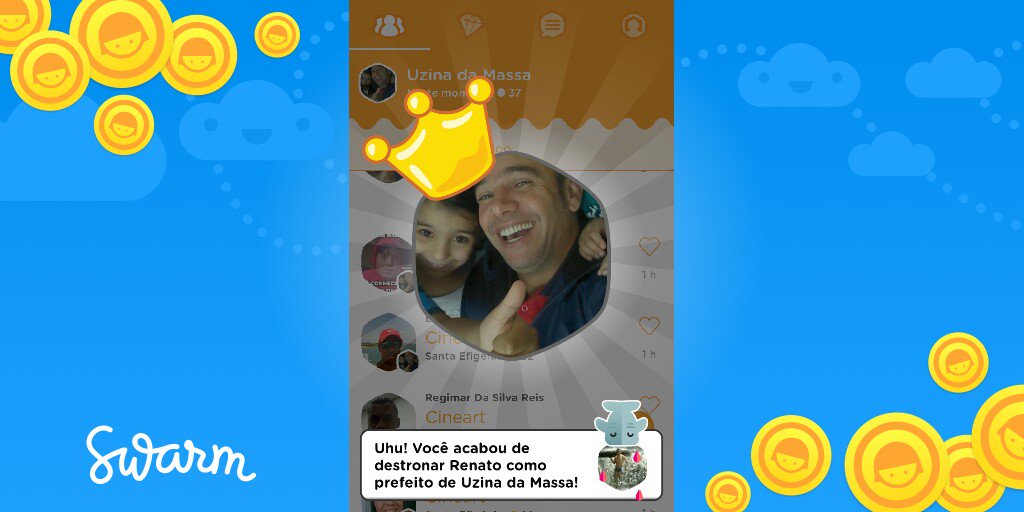 Eu acabei de destronar <a href="/gomesrenatho/">Renatto</a> como prefeito de Uzina da Massa no <a href="/Swarmapp/">Swarm by Foursquare</a>!
Tomei de volta kkkkkkkk