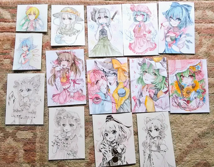 まだ増えるかもしれないけど一応無料配布する過去絵〜👏
当日はお一人様2枚まで持ってけ泥棒!👊👊 