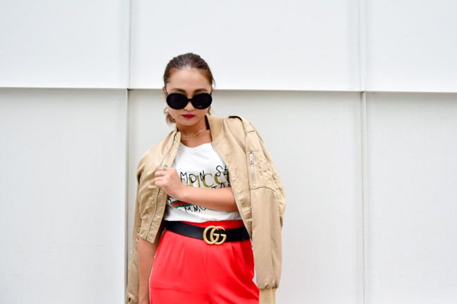 fashionsnap's tweet photo. 【スナップ】MILLYさんを大阪で撮影。Tシャツとベルトはグッチ。
https://t.co/Klf9UQQFJg https://t.co/FEOxWkjgYi