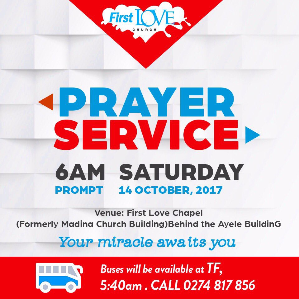 FirstLoveCenter's tweet photo. Head to TF Hostel to catch the bus to our Prayer Chapel at 5:40am!
#EverythingByPrayer
#NothingWithoutPrayer https://t.co/HnUm3JG9Gb