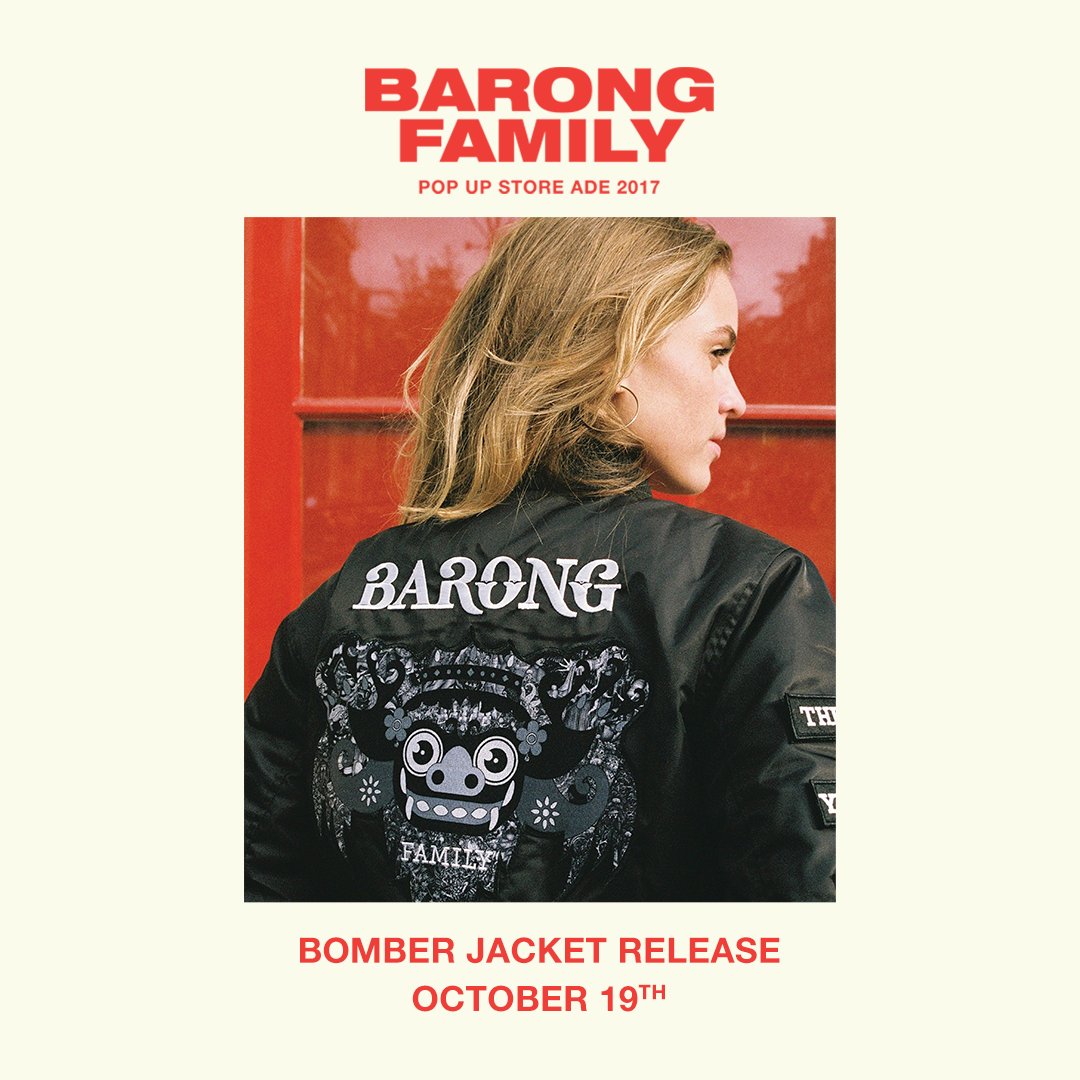 BARONG_FAMILY's tweet photo. YOU'VE BEEN ASKING FOR IT FOR A LONG TIME, AND IT'S FINALLY HERE: THE NEW BARONG FAMILY BOMBER. GET IT FIRST AT OUR POP UP STORE DURING ADE! https://t.co/92wFFTkgYR