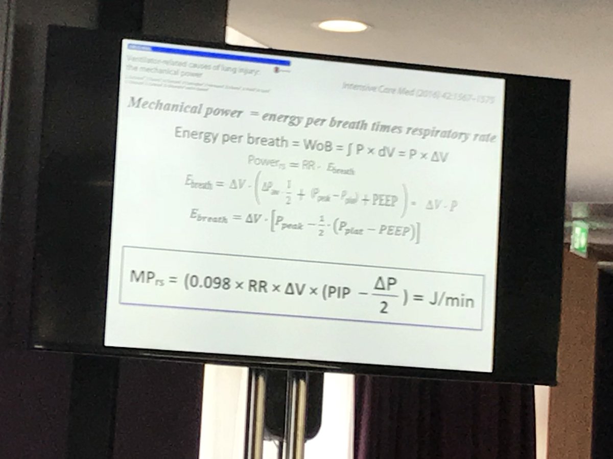 WATChTransport's tweet photo. Reducing mechanical power to reduce VILI #PICSNotts2017 @picsanp https://t.co/PYJS50m8NP