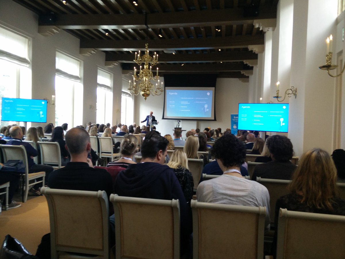 We zijn begonnen! #embrace17 #gebruikersdag