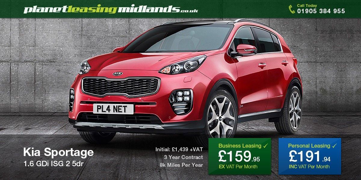 Kia Sportage from only £159.95 a month. Get in touch while stock lasts!