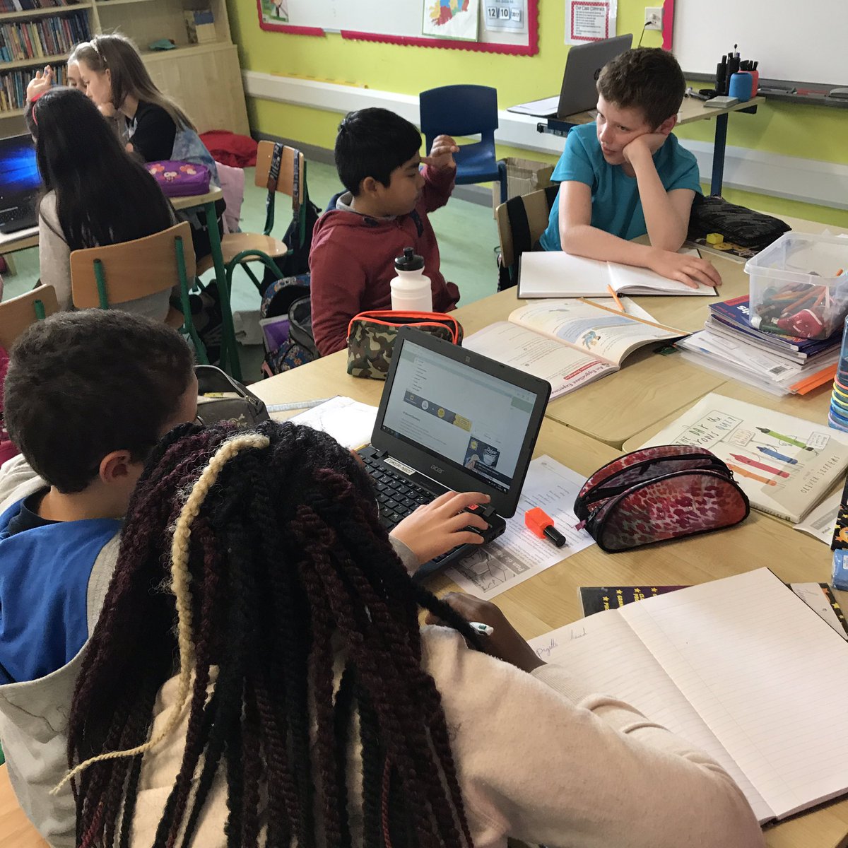 eskerpaula's tweet photo. Dreaming up some creative recipes for procedural writing #firststeps #recipes #proceduralwriting #ICT https://t.co/T8je0SNyvb