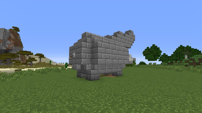 Ryouta レゴ マインクラフトスキン チビビルダー作 弓を持ったチビビルダーのスキン オレンジ 剣を持ったお友達の スキン 黒 をレゴで作りました マインクラフト Minecraft では 特大スキンの前で記念撮影 Lego レゴ マインクラフト