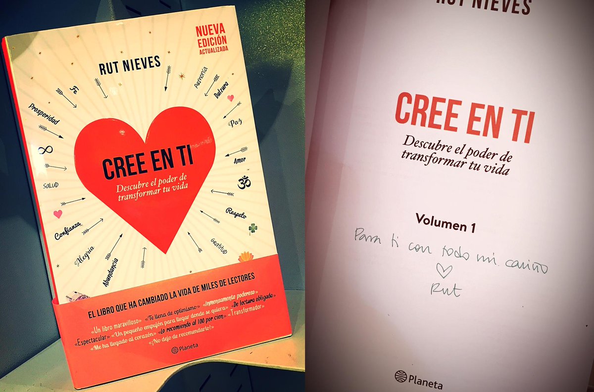 Regalamos un ejemplar de #CreeEnTi el libro de @rutnievesmiguel Participa en el sorteo en nuestra página de FB: facebook.com/libreriamusica…