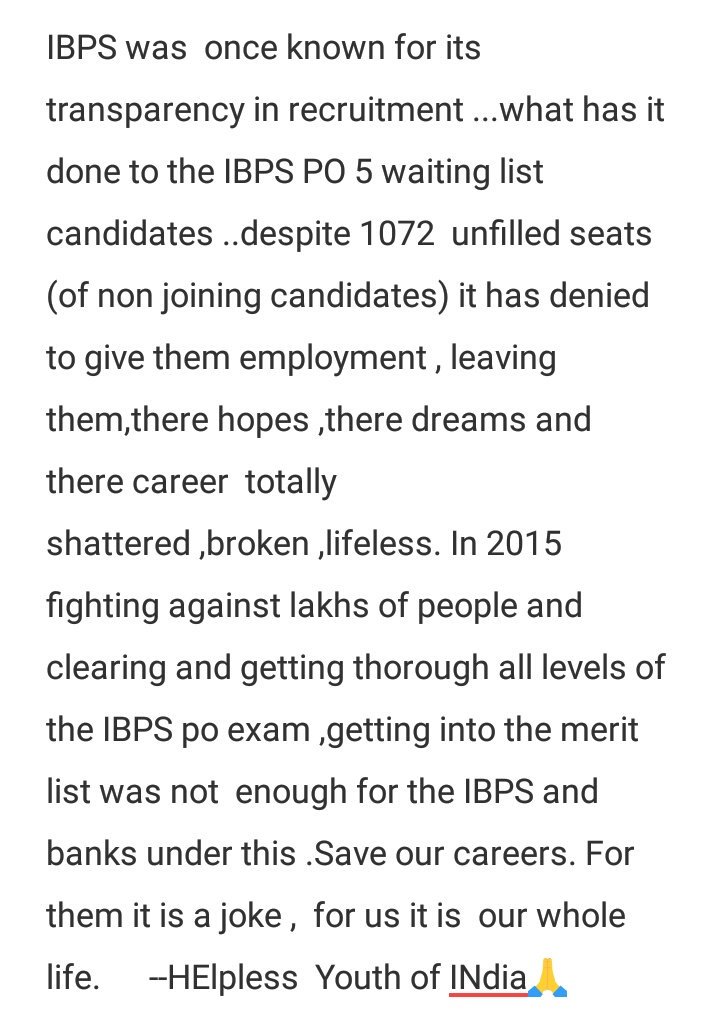 monit2020's tweet photo. #justice4reservelist
Govt wants to build a new India by refusing youth rightful job opportunites ??
@PMOIndia @ndtv @ravishndtv https://t.co/pxL3VZcr3r