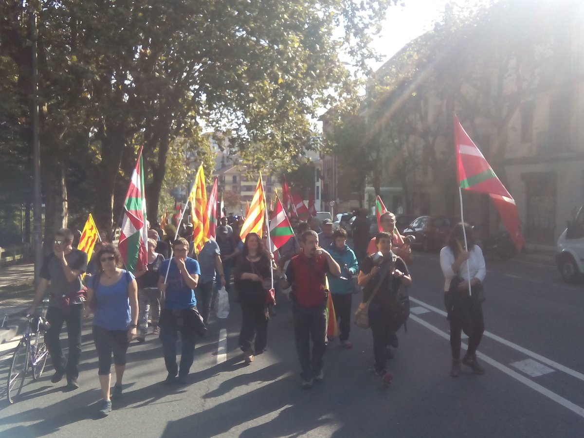 sortuEH's tweet photo. Erregimenaren aurkako mobilizazioak areagotzen ari dira #urriak12 honetan

#Demokrazia #autodeterminazioa #burujabetza https://t.co/9eFDulSenE