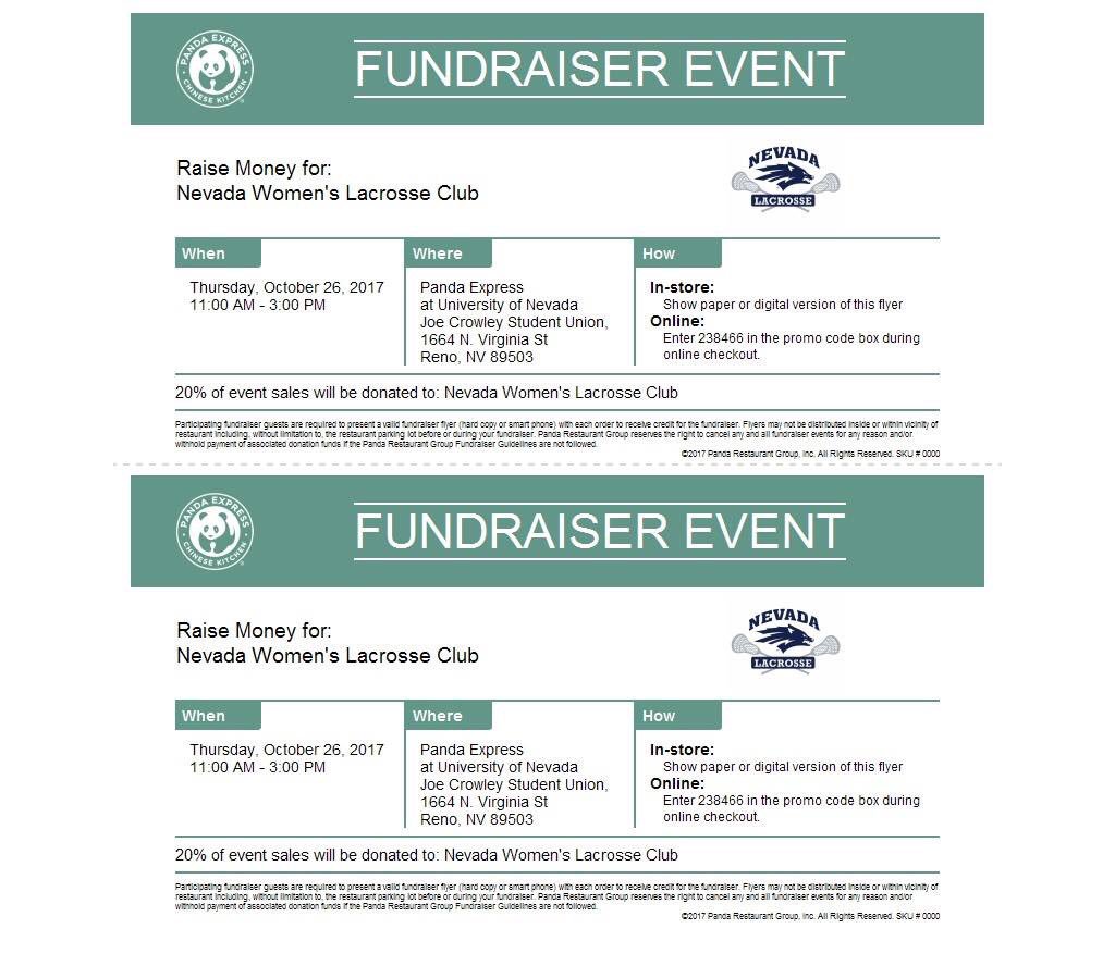 pack_lax's tweet photo. Love Panda Express? Go to UNR? Help a team out!!! If you’re eating Panda October 26th, between 11-3, show them this flyer pls 😁 (pls rt) https://t.co/3zN9NUUTWu