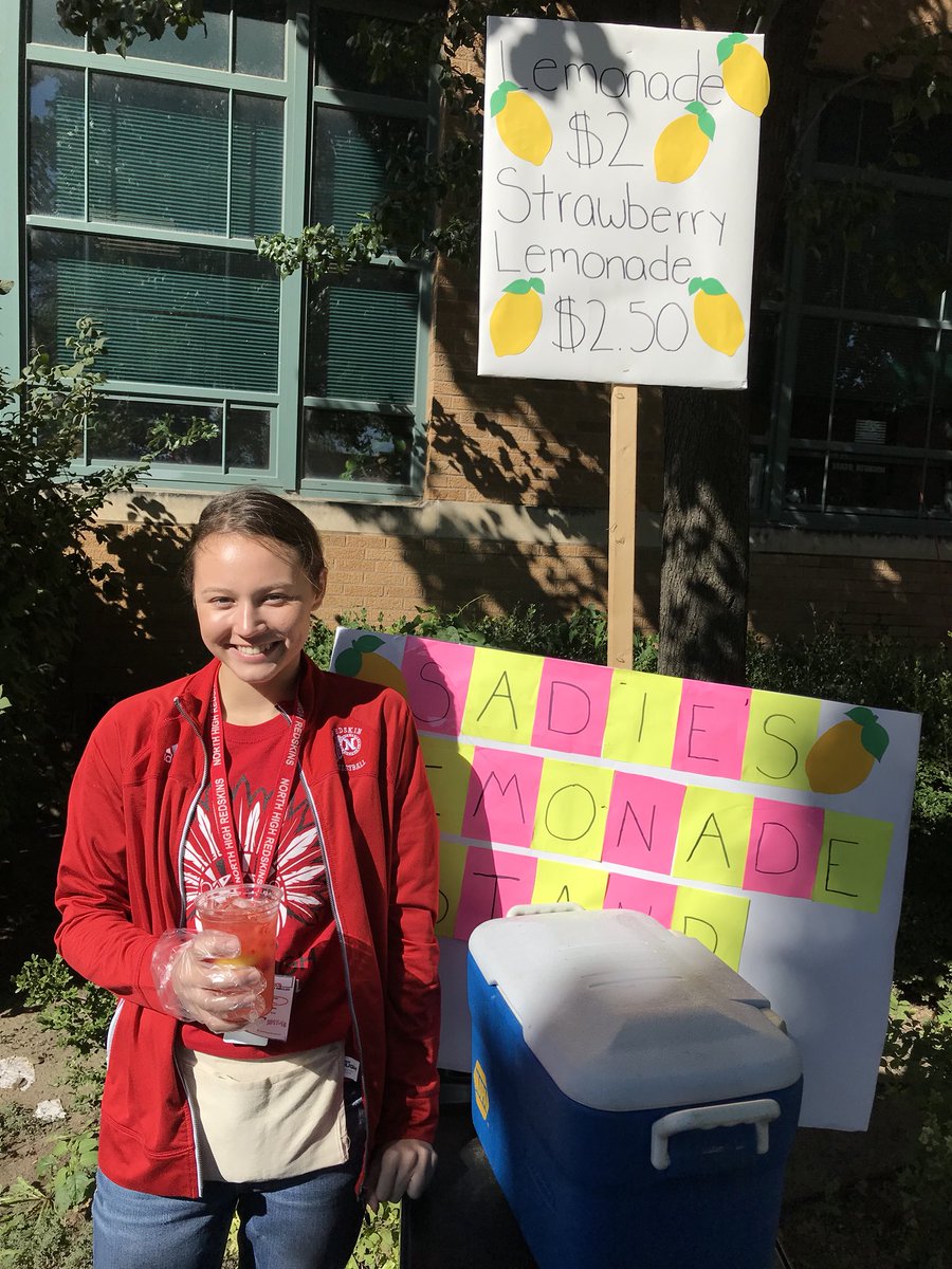 WHSNVB's tweet photo. Come see our own Ms. Sadie Bakeburg today for some BOMB lemonade at market day!!! 🔥🔥🔥🔥🔥 https://t.co/fMy6ZMw2ZL