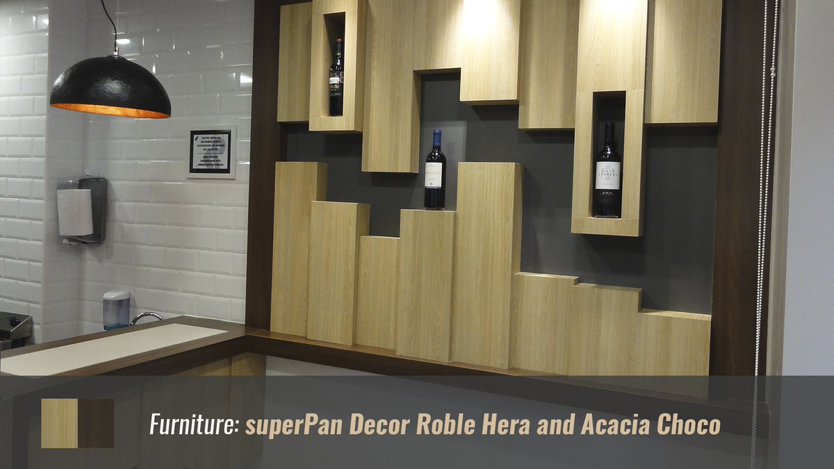 SuperPan_Decor's tweet photo. The furniture in this building has been made with #superpandecor and the products that have been used is Roble Hera and Acacia Choco! https://t.co/NYM3XmMaBH