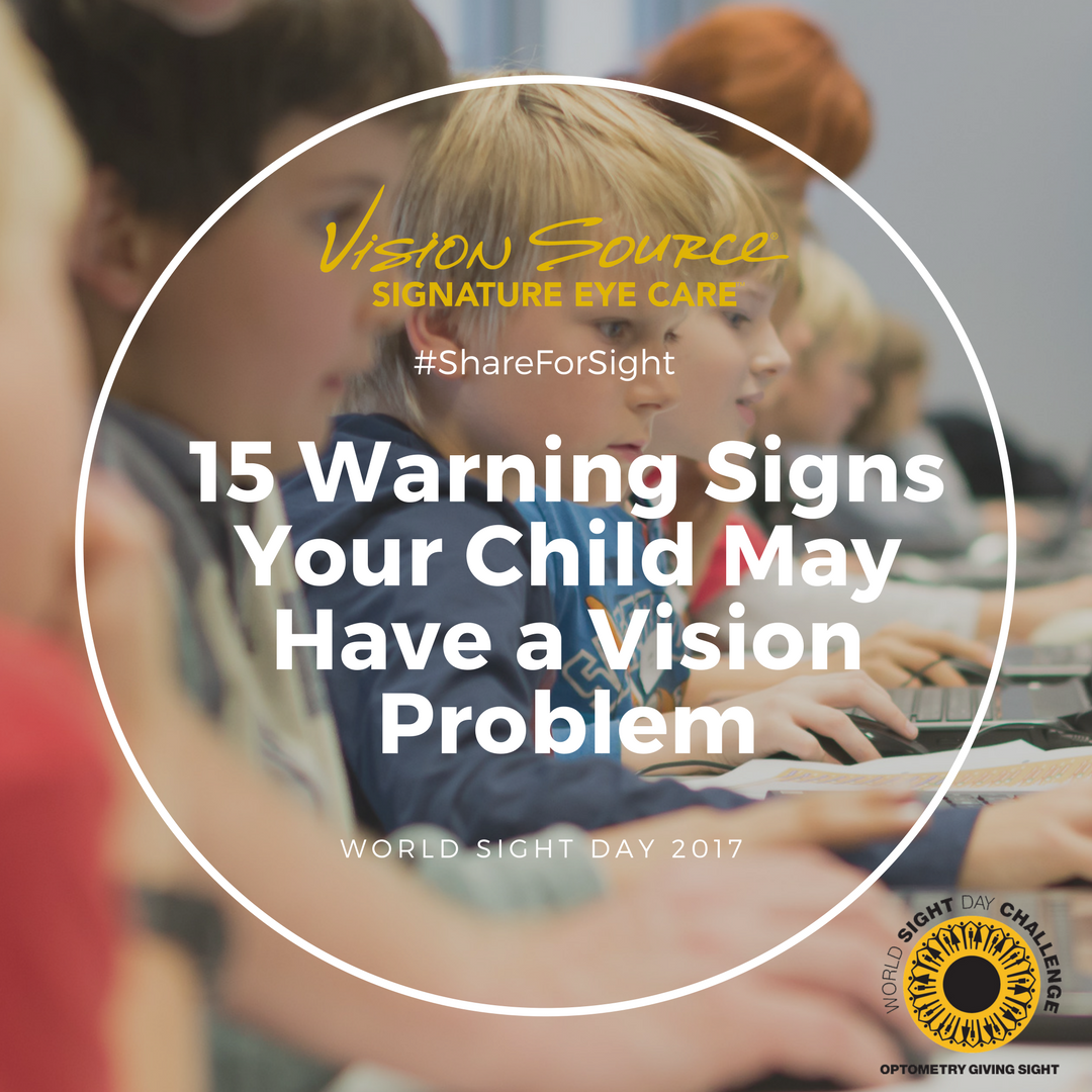 T2: Discover 15 common warning signs seen in children with some type of vision disorder  #ShareForSight bit.ly/2i7vYNu