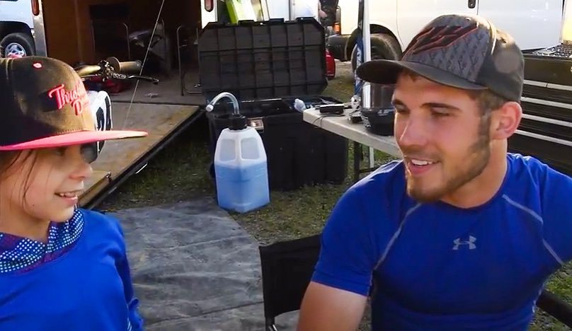 Em from #ThrottleDownSpeedCo checks in with #flattracker <a href="/jraddison24/">JR Addison</a> to talk dogs, race tracks and music. See her… ift.tt/2gy1PDl