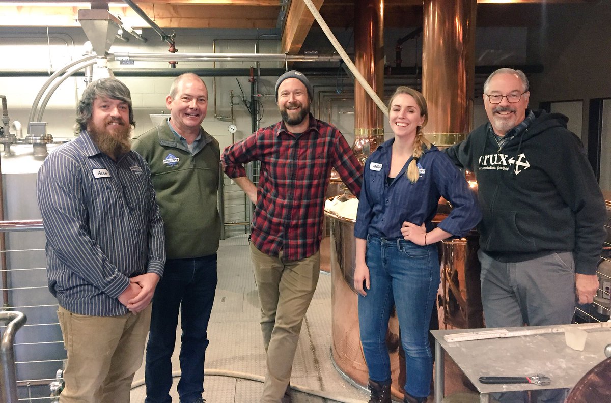 Excited to have the <a href="/PortCityBrew/">Port City Brewing Co</a> crew in the house for a little east coast/west coast collaboration.