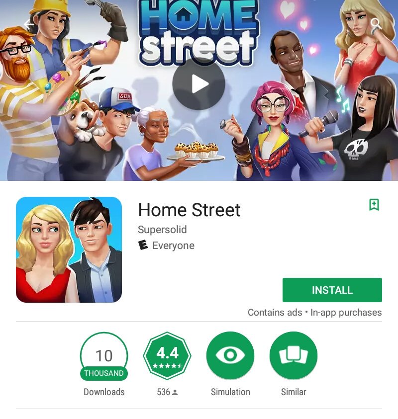 simplyangHS's tweet photo. IT'S HERE ❤❤❤❤❤ #Official #worldwide #launch #Homestreetgame #freetoplay #app #sims #Management #timed #superfly #BRANDNEW #musthave #game https://t.co/Gpnj0VPbA9