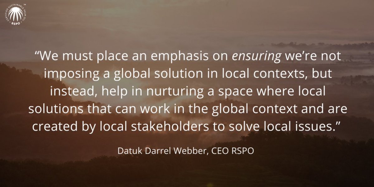 RSPOtweets's tweet photo. @Chris1Stewart Darrel Webber touched on this in his closing #EURT2017 speech → https://t.co/009jetaJea. @tfa2020 @proforest @DFID_UK https://t.co/OlGoXO4A9v
