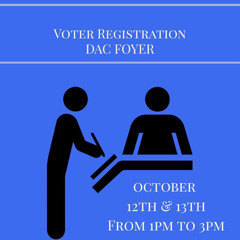 sjudems's tweet photo. Stop by and register to vote! Today &amp; tomorrow 1-3 pm! Look for us by SGI Freshman Elections!
#yourvoicematters https://t.co/AsuoETTM9E