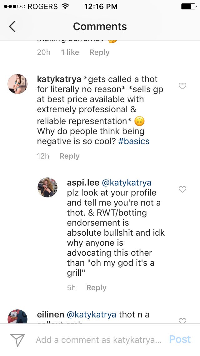 katykatrya's tweet photo. What I do is completely legal &amp; helps gamers around the world achieve their goals... some people really can't handle that🙃 #girlbashing #sad https://t.co/6g0vJithnS