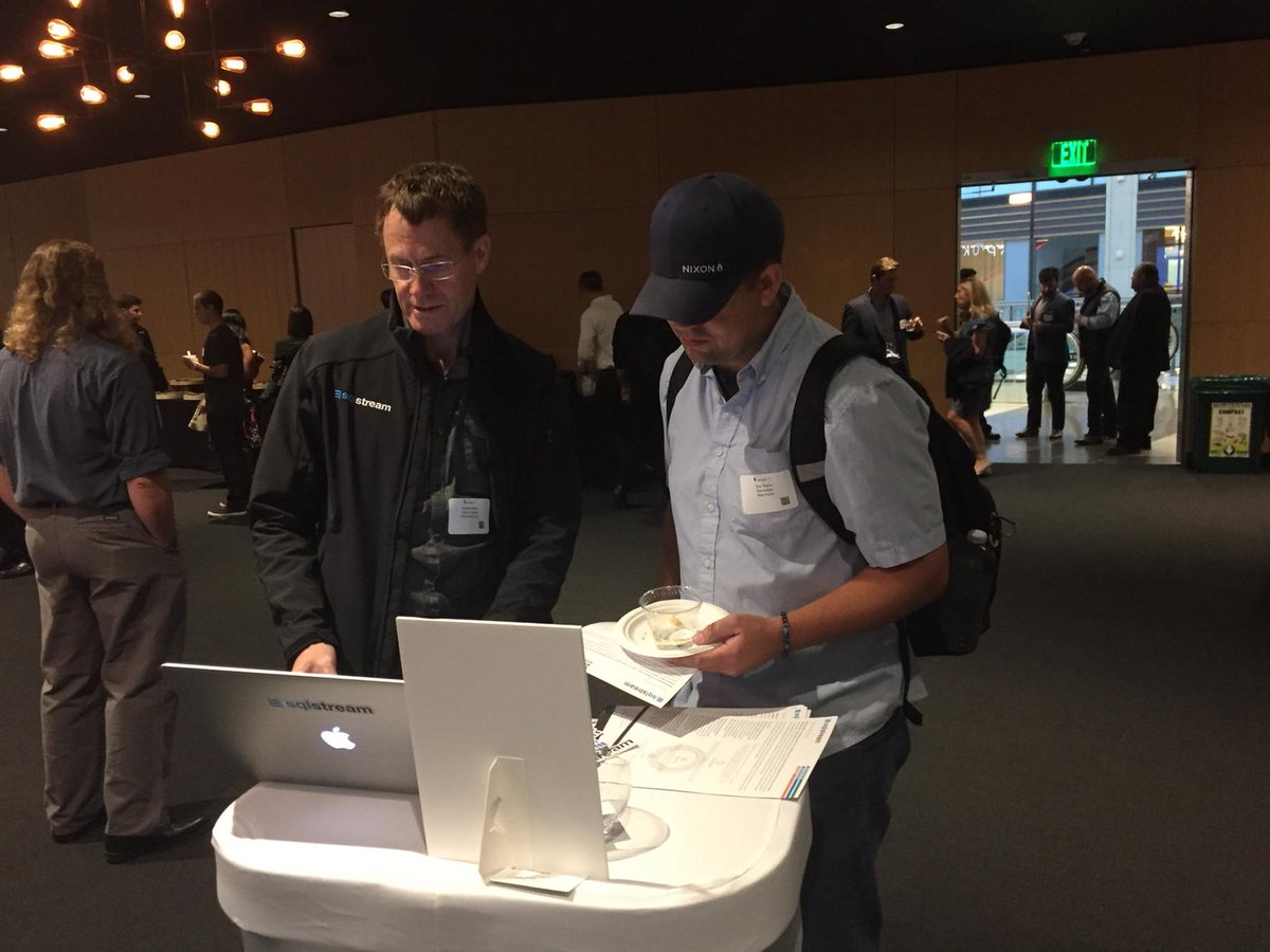SQLstream's tweet image. Let the demos flow. #MDBlocal