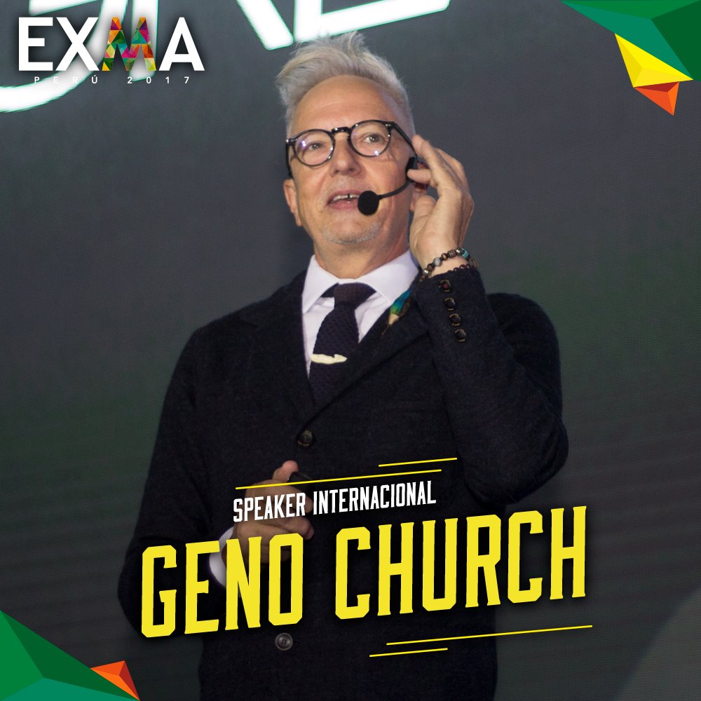exmaperu's tweet photo. Empezamos con El ADN del "Word of Mouth" con Geno Church. #EXMAPERÚ https://t.co/WH9d3mHfE5