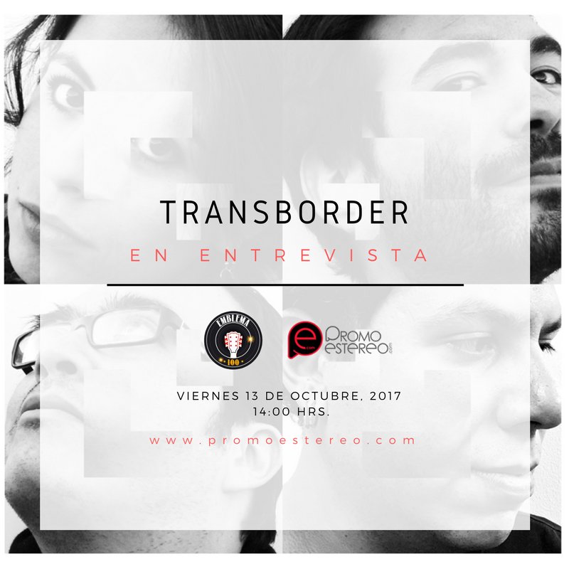 TransborderBand's tweet photo. ¡Mañana estaremos en el programa @Emblema100 platicado de nuestra música! 
No se lo pierdan a las 2:00 PM por https://t.co/J6F7k9Fzsv 😀 https://t.co/8p3UnAwBOI