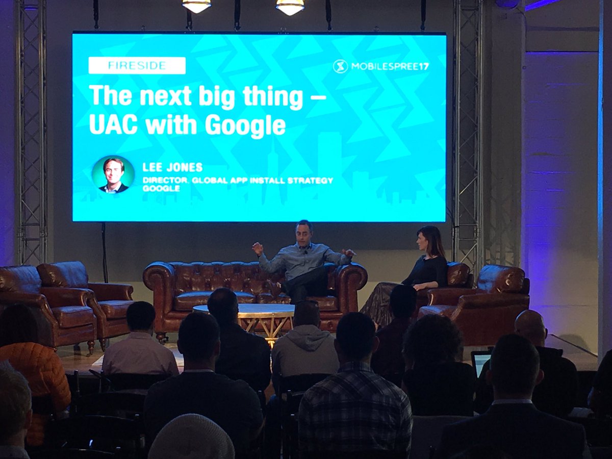 adjustcom's tweet photo. Joining us from @Google, Lee Jones is here to talk the next big thing - UAC! #MS17 https://t.co/jbNxespoB5
