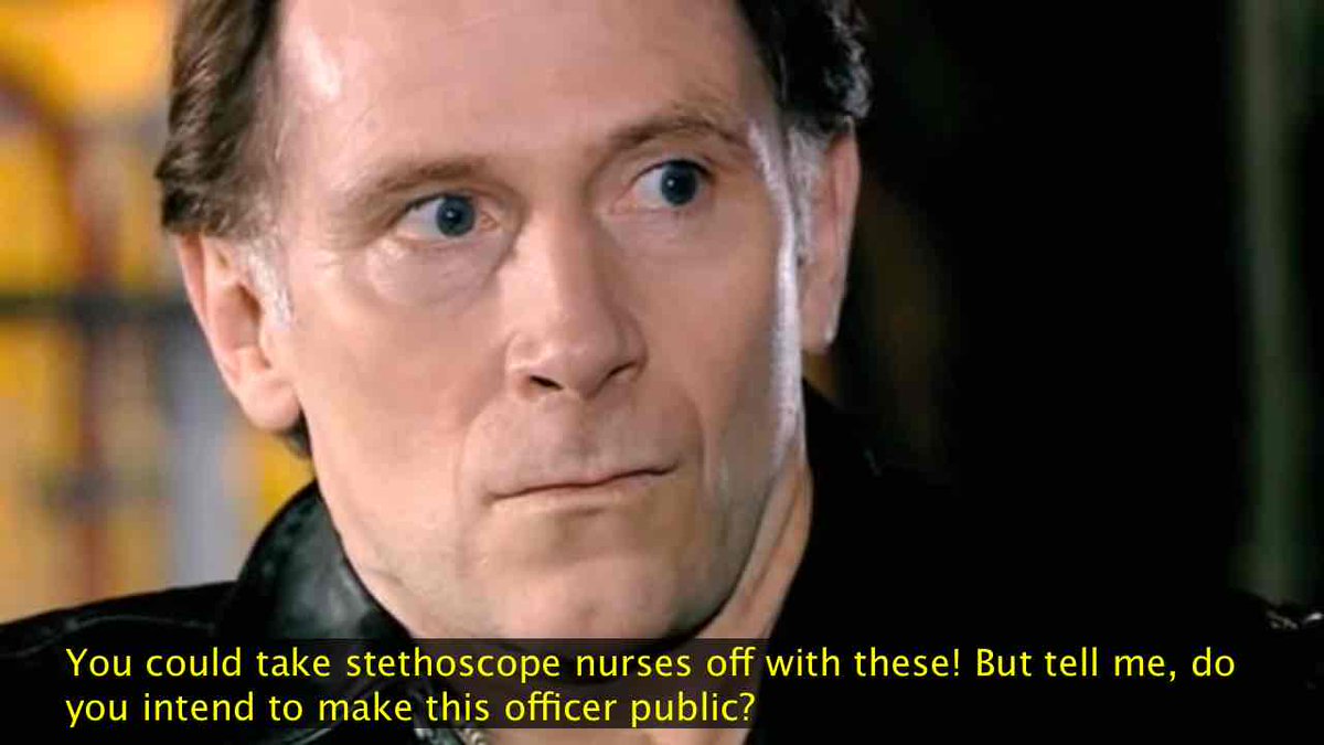 DoctorWhoTVBot's tweet photo. You could take stethoscope nurses off with these! But tell me, do you intend to make this officer public? https://t.co/0ap8n5HfLJ