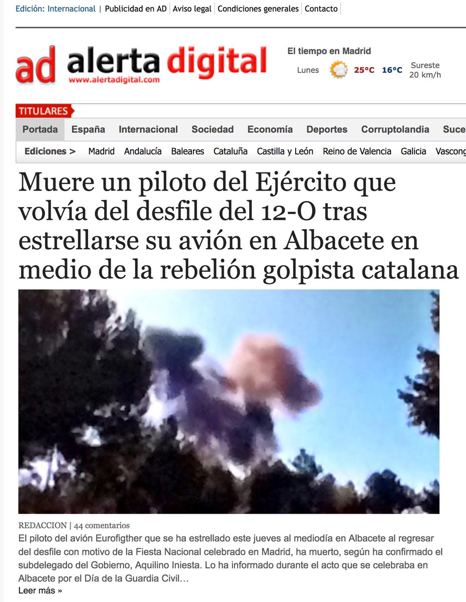 jordiborras's tweet photo. Ja trigava l'extrema dreta a barrejar independentisme i un accident d'avió 🤪 https://t.co/K7xq1SDJWM
