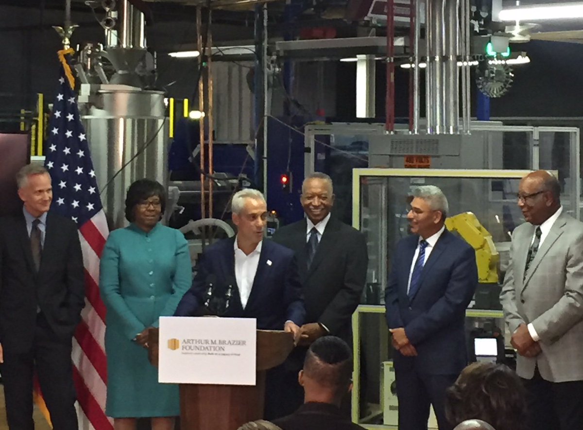 brazierfnd's tweet photo. Today we held the grand opening of our BSD Industries training program and manufacturing facility. #buildingselfdetermination https://t.co/Hxo46DQIL6