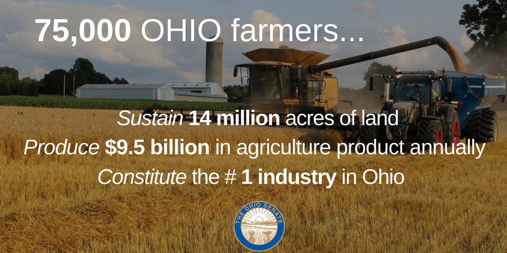 Today is #NationalFarmersDay. Thank you to those who contribute to Ohio's #1 industry–agriculture! #ThankaFarmer <a href="/OhioFarmBureau/">Ohio Farm Bureau</a>