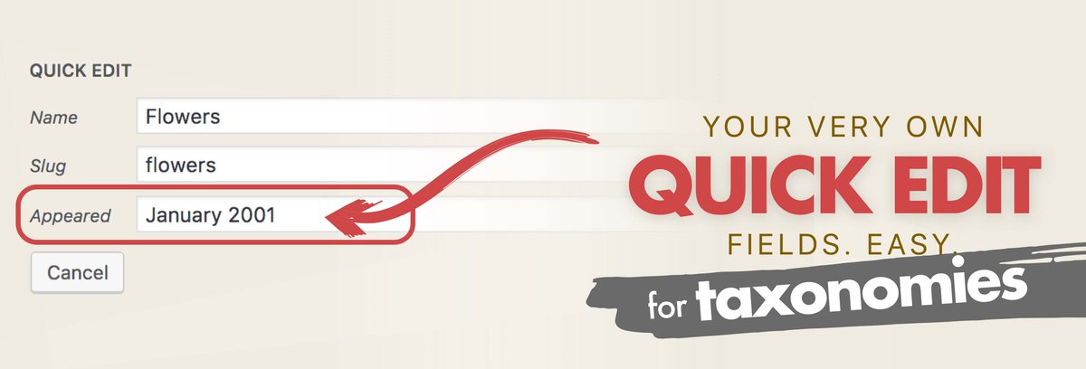 Today we dive into Quick Edit fields for #WordPress Taxonomies with this detailed guide 📖 (2nd in #QuickEdit series) generatewp.com/bringing-quick…