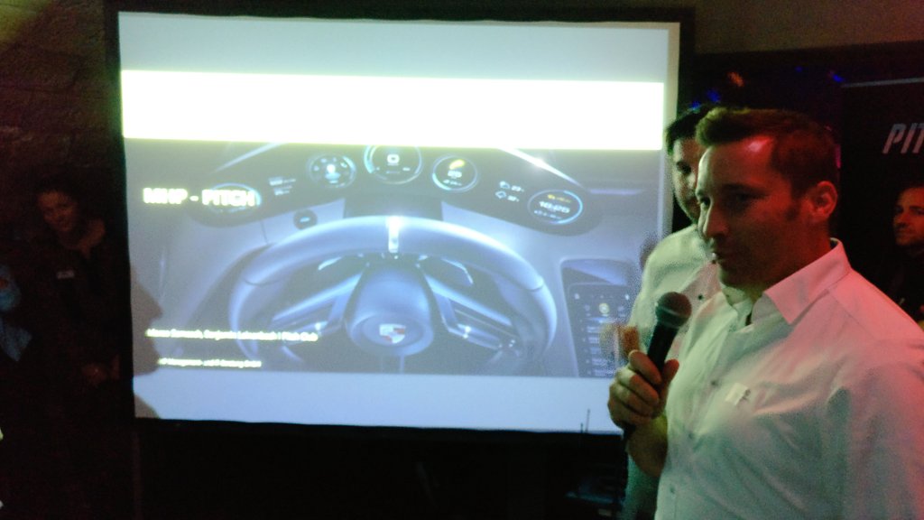 PitchClubFFM's tweet photo. @mhp_de #Porsche inhouse #ITConsulting searching for #devs to work on solutions for the future of automotive at #PCDE3 https://t.co/NBr46vMZd9