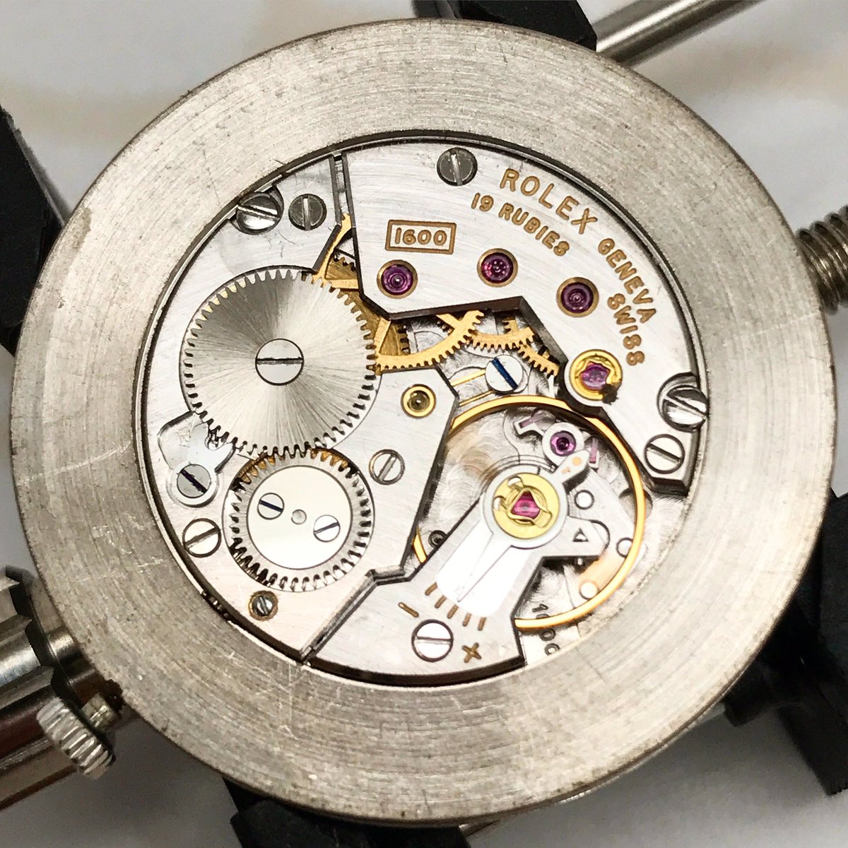 Manhattan Time on Twitter: Rolex 1600 manual widning movement, 1960s watchmaking #overhaul at @ProWatchRepair https://t.co/6jI9GW4fBU https://t.co/yC6E4w1Yf7" / Twitter