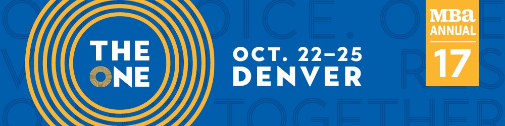 jhancock_refg's tweet photo. We'll be in #Denver for the @MBAMortgage #MBAAnnual17. Looking forward to a great week! #CRE https://t.co/VXWX728NBH